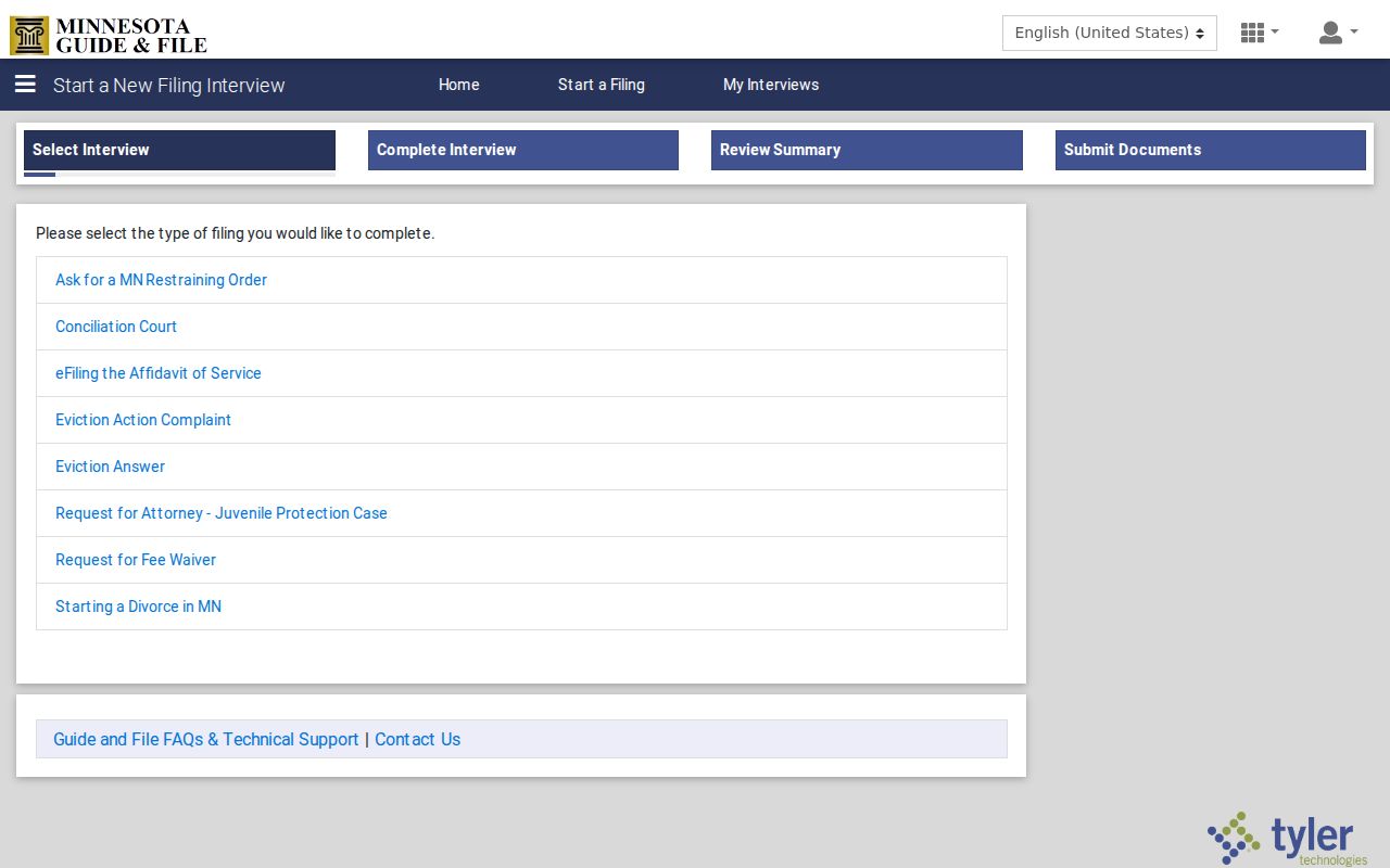 Chisago County criminal docket filing portal reference